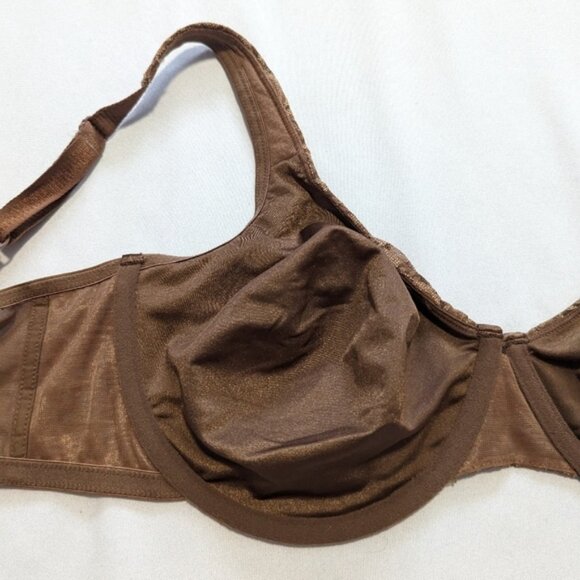 Curvation lightweight brown lace bra 40D - Picture 3 of 6